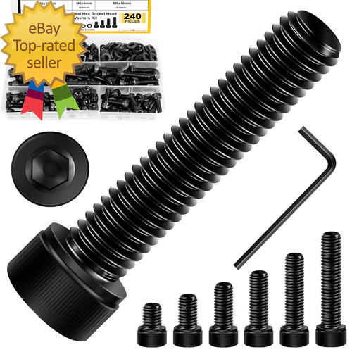 240pcs bolt nuts - 240pcs,